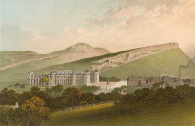 Arthur Seat和Salisbury Crags  - 爱丁堡 作者 英语学校