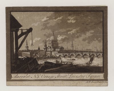 艺术家，John Melchior Barralet，交易卡 作者 英语学校