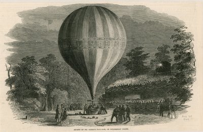 星期三晚上格林先生的气球上升;伦敦沃克斯豪尔花园 作者 英语学校