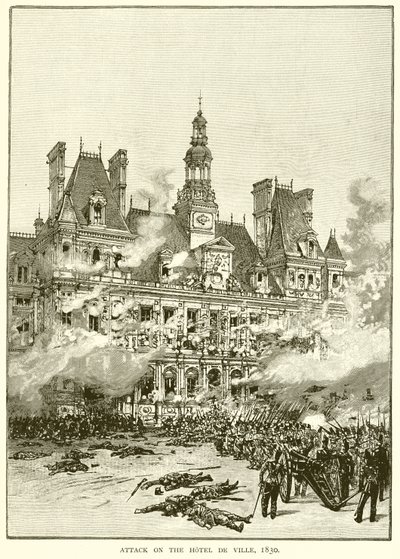 攻击1830年的Hotel de Ville酒店 作者 英语学校