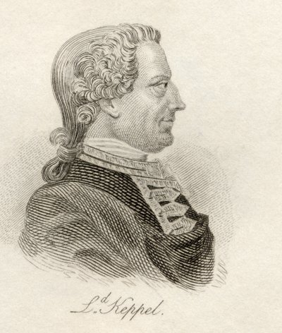 Augustus Keppel，来自&39;Crabb&39;s Historical Dictionary&39;，于1825年出版 作者 英语学校