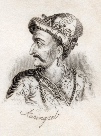Aurangzeb I，来自&39;Crabb&39;s Historical Dictionary&39;，1825年出版 作者 英语学校