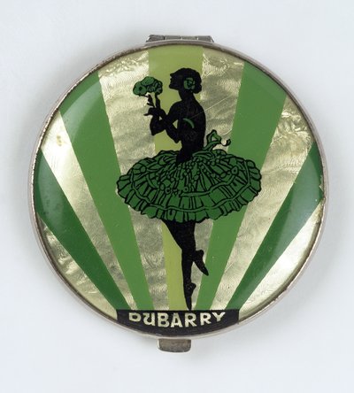 Ballerina Powder Compact，由Dubarry制造，1920-30 作者 英语学校