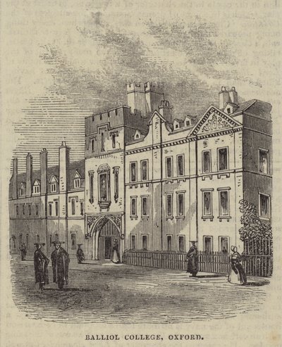 牛津大学Balliol学院（雕刻）。 作者 英语学校