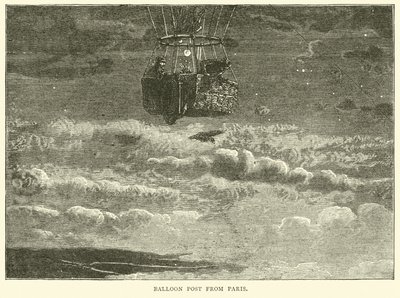 1870年10月，来自巴黎的气球邮报 作者 英语学校