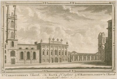 英格兰银行东翼由罗伯特泰勒爵士于1765年增加 作者 英语学校