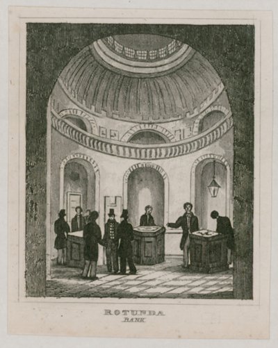 英格兰银行，John Soanes爵士圆形大厅 作者 英语学校