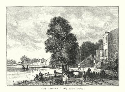 1823 年的巴恩斯台（雕刻） 作者 英语学校