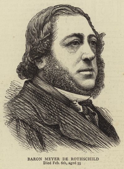 Baron Meyer de Rothschild (engraving) 作者 英语学校