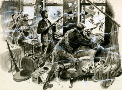 1916年4月，都柏林街桥，都柏林战役 作者 英语学校