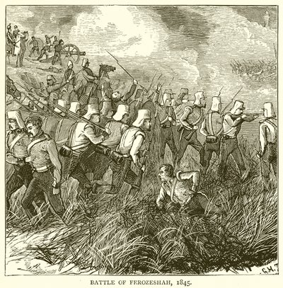 1845年Ferozeshah之战 作者 English School