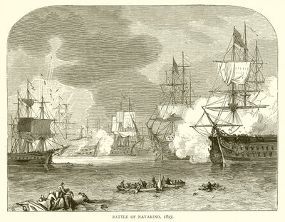 纳瓦里诺之战，1827年 作者 英语学校