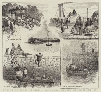 在四桥存在之前，穿越四五二十年前（版画） 作者 英语学校