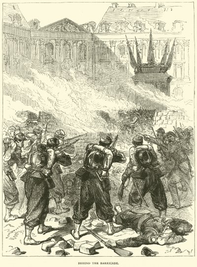 在街垒后面，1871年4月 作者 英语学校