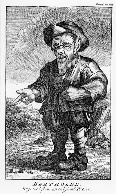 Bertagnona的伯特霍尔德出版于“伦敦杂志”，1820-29（版画） 作者 英语学校