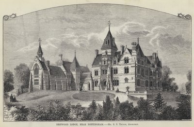 Bestwood Lodge, near Nottingham (engraving) 作者 英语学校