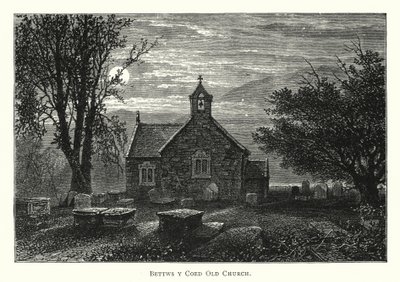 Bettws y Coed Old Church (雕刻) 作者 英语学校