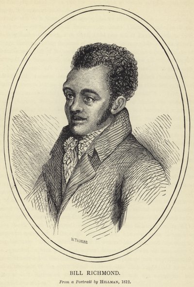 比尔里士满，来自希尔曼的肖像，1812年 作者 英语学校