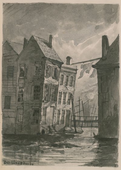 Jacobs Island上的Bill Sikes House（纸上写着） 作者 英语学校