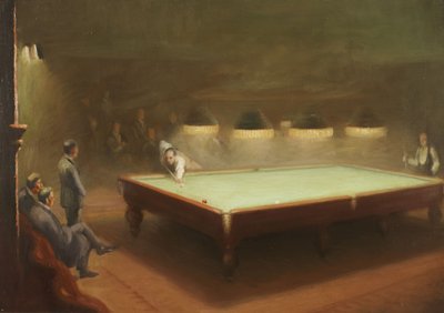 1930年在瑟斯顿举行的台球比赛 作者 英语学校