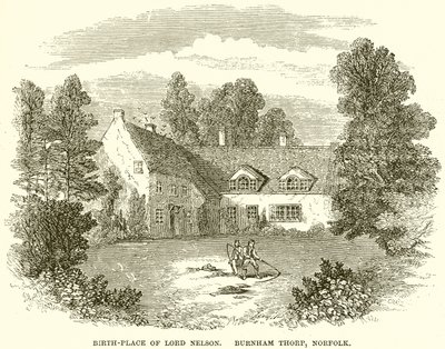 纳尔逊勋爵的出生地。 Burnham Thorp，诺福克郡 作者 英语学校