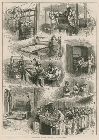 Messrs Peak，Frean和Co.s工厂的饼干制作 作者 英语学校