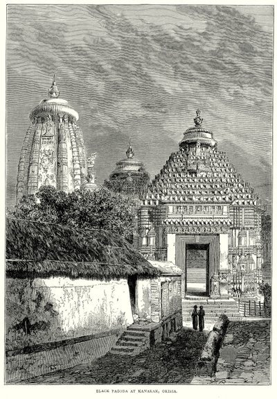 奥里萨邦卡纳拉克的黑色帕格拉（雕刻） 作者 英语学校