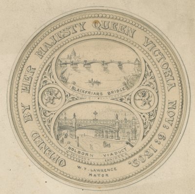 Blackfriars Bridge和Holborn Viaduct 作者 英语学校