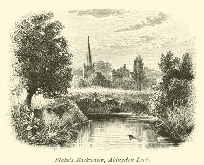 Blakes Backwater，Abingdon Lock 作者 英语学校