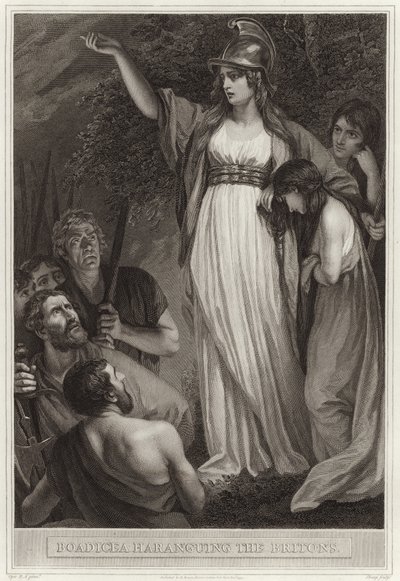 Boadicea haranguing英国人 作者 英语学校