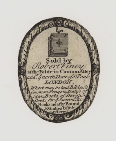 书商，Robert Viney，交易卡标签 作者 英语学校