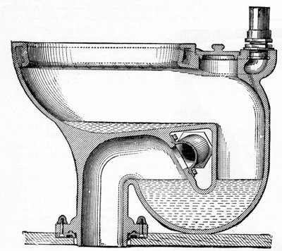 博斯特尔7号Exclesior洗手间，1870年 作者 英语学校