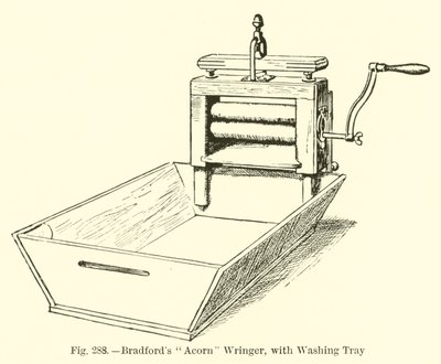 Bradfords Acorn Wringer，带洗涤托盘 作者 英语学校
