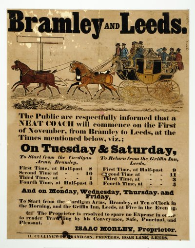 Bramley and Leeds coach timetable 作者 英语学校