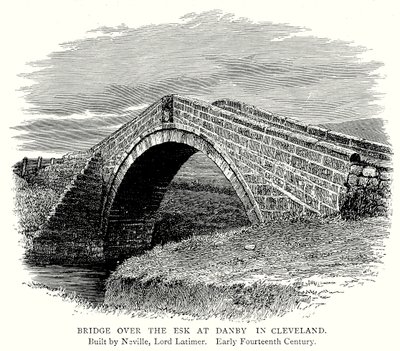 克利夫兰丹比的埃斯克大桥（雕刻） 作者 英语学校