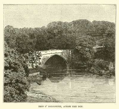 横跨唐的Brig o Balgownie 作者 英语学校