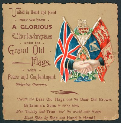 英国国旗，圣诞贺卡 作者 英语学校