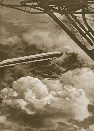 1914年至1919年担任舰队守护者的不同类型的英国飞艇 作者 英语学校