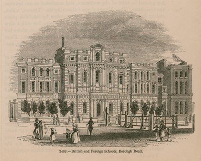 英国和外国学校，Borough路 作者 英语学校