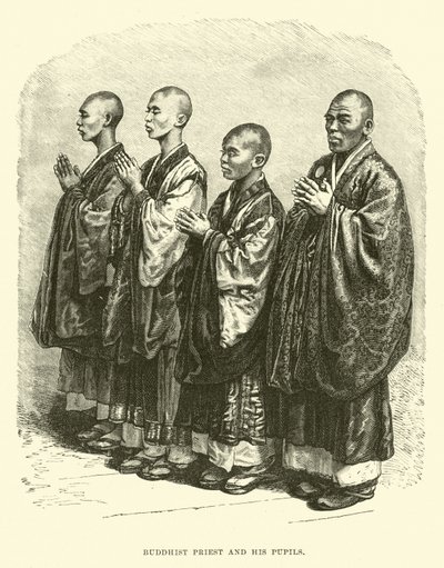 佛教牧师和他的学生 作者 英语学校