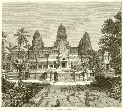 Nakon Wat佛教寺庙 作者 英语学校