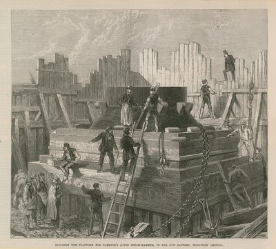 为Nasmyths 25吨蒸汽锤建造平台 作者 英语学校