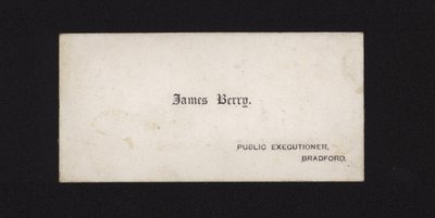 James Berry，公共刽子手的名片 作者 英语学校