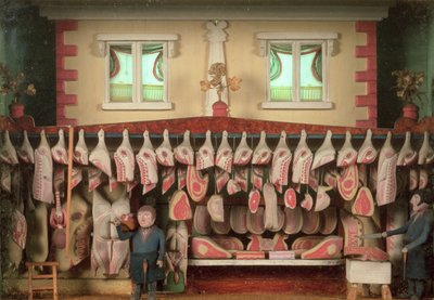 肉店（彩绘浮雕） 作者 英语学校