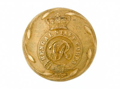 纽扣，孟加拉参谋团，1861-1876年 作者 英语学校