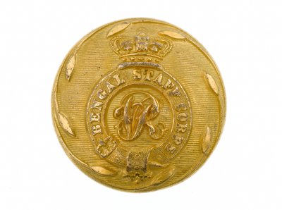 纽扣，孟加拉参谋团，1861-1876年 作者 英语学校