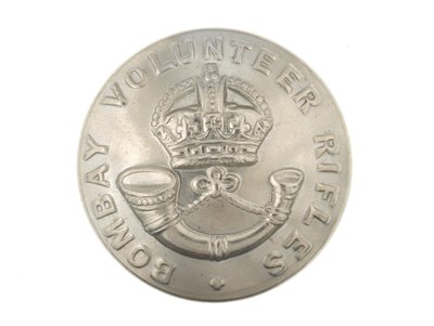 纽扣，孟买志愿步枪，1901-1947年 作者 英语学校
