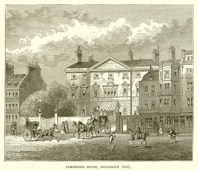 剑桥大厦，皮卡迪利（1854） 作者 English School