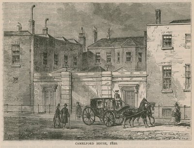 Camelford House，伦敦，1820年 作者 英语学校
