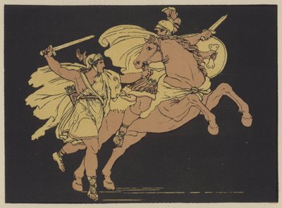 卡米拉和奥努斯之子（彩色石版画） 作者 英语学校